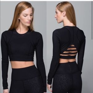 Lululemon paddle crop top
